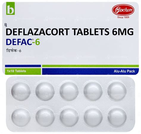 Defac 6 Mg Tablet 10 - Uses, Side Effects, Dosage, Price | Truemeds