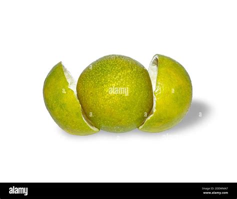 mosambi sweet lime fruit isolated on white backgrounds Stock Photo - Alamy
