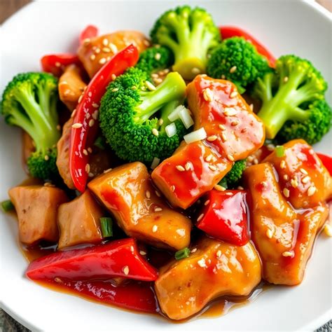 Honey Soy Glazed Chicken Stir-Fry Recipe | cookAIfood