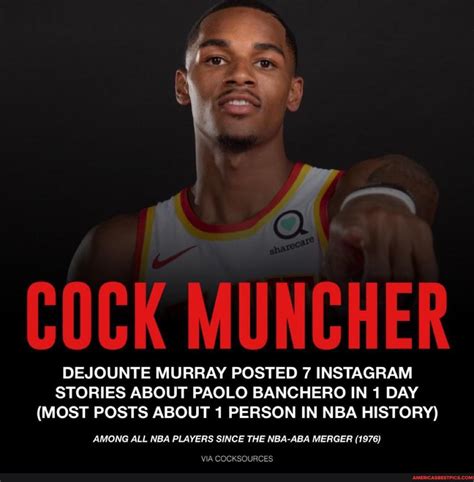 COCK MUNCHER DEJOUNTE MURRAY POSTED 7 INSTAGRAM STORIES ABOUT PAOLO ...
