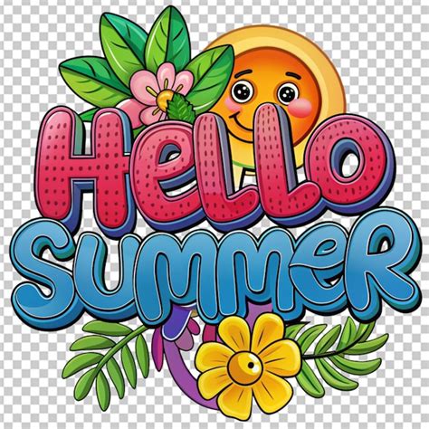 Hello Summer Clip Art Images - Free Download on Freepik