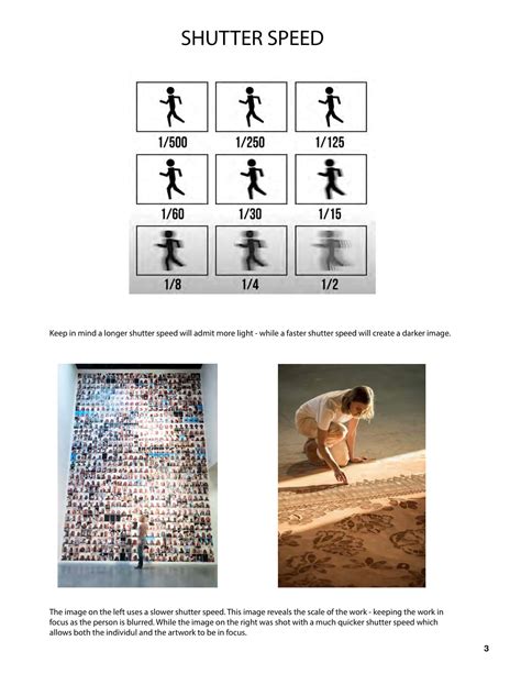 Free Printable Comprehensive Shutter Speed Chart For Perfect Photography