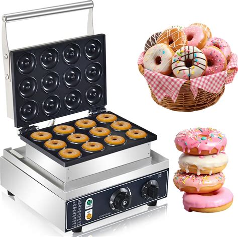 Amazon.com: 110V Electric Donut Maker, 12 Holes Commercial Doughnut ...
