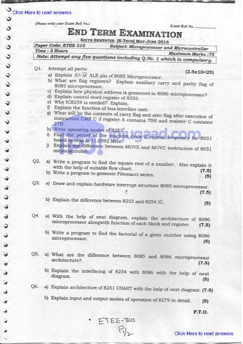 Image result for Microprocessor and Microcontroller B.Tech