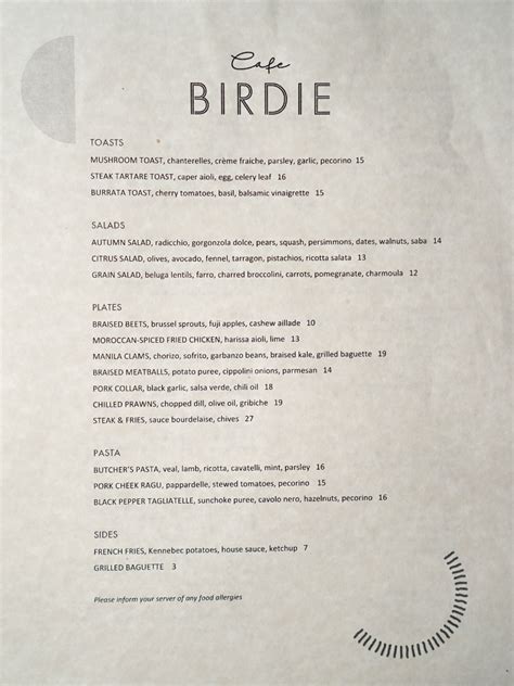 Cafe Birdie La