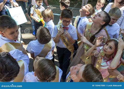 Odessa, Ukraine - May 31,2018: Children`s Musical Group Sing and ...
