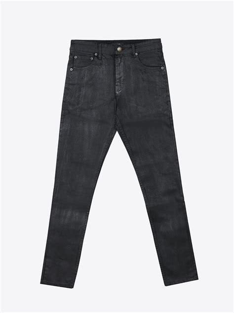 Black Waxed Denim Jeans Ladies at Nelson Roberto blog