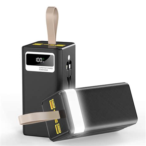 Power Bank 60000mah High Capacity Portable Charger 22 5w Pd ...