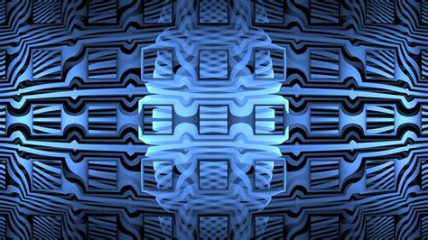 Wallpaper pattern, fractal, abstraction, blue, tangled hd, picture, image