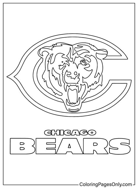 Chicago Bears Coloring Sheets | Coloring Pages