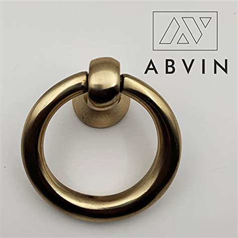 ABVIN Golden Solid Brass Drop Pull - Latkan - Unique Cabinet Pulls, Be ...
