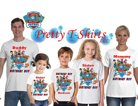 Paw Patrol Birthday Shirt Ideas at Jose Caceres blog