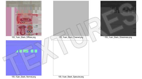 3D China Currency 100 Yuan Banknotes Pack model | 3D Molier International
