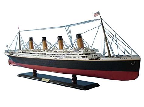 Buy Britannic Limited 40" - Wood Cruise Ship Model - Wooden Ocean Liner ...