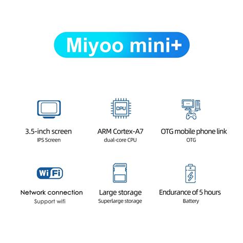 MIYOO Mini Plus Portable Retro Handheld Game Console V2 Mini + IPS ...
