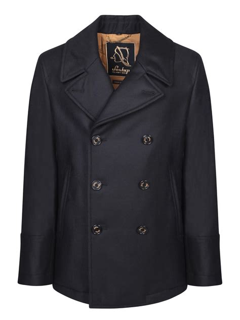 Sealup Amalfi Peacoat in Black for Men | Lyst