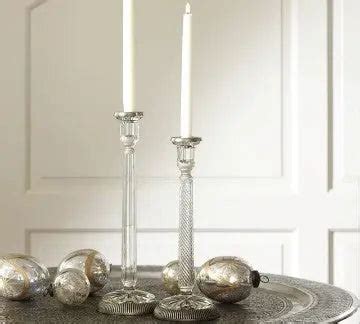 GLASS CANDLE STANDS SET OF 2 - Design - Shop Authentic – Venetian ...