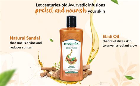 Buy Medimix Ayurvedic Body wash, Sandal With Eladi Oil For Clear ...