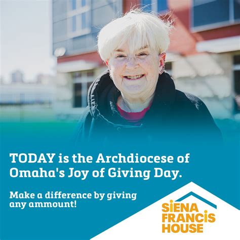 Give joy TODAY during the Archdiocese of Omaha's Joy of Giving Day ...