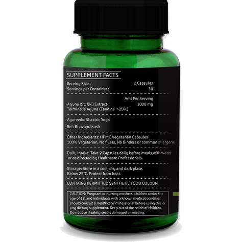 Arjuna Capsules – Heart Health, Cholesterol Support | GreenOpia