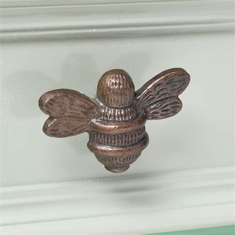 Antique Iron Bee Cabinet Knobs