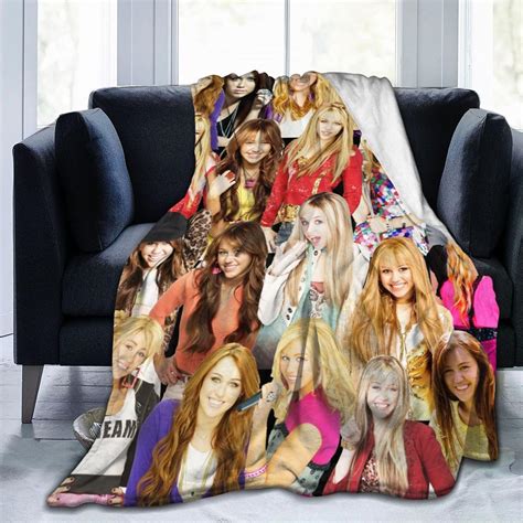 Amazon.com: Blanket Hannah Montana Soft and Comfortable Wool Fleece ...