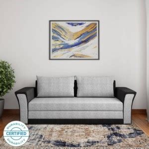 WESTIDO Siete 2 Seater Double Solid Wood Fold Out Sofa Cum Bed Price in ...