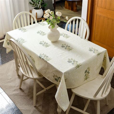 Wipeable & Anti-Slip Cotton Table Linen | Table Cloth | Whispering ...