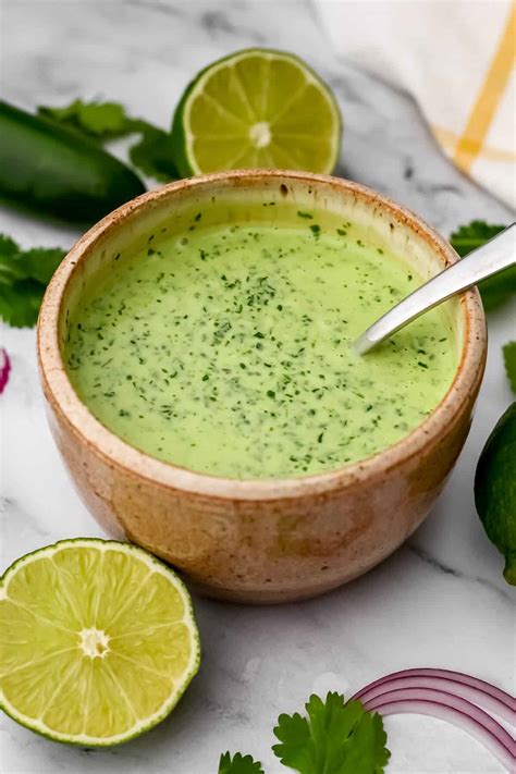 Vegan Cilantro Lime Crema - The Hidden Veggies