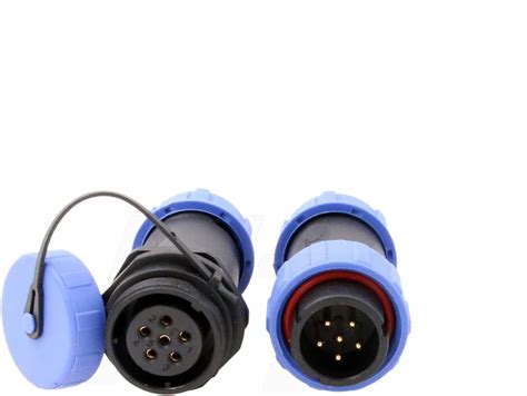 HangTon HE21 6 Pin Waterproof Connector Male Female India | Ubuy
