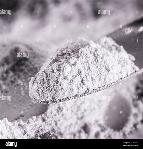 Hydroxide, magnesium, powder, compound, white solid, known as milk of ...