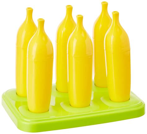 Buy Haixing Plastic Ice-Lolly Maker Set, Set of 6, Multicolour Online ...