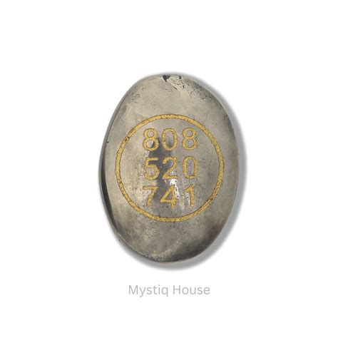 Buy Pyrite Money Switch Oval & Zibu Symbol | Mystiq House