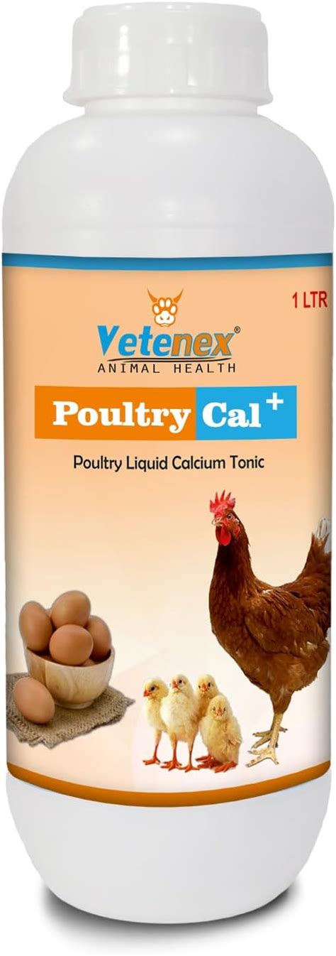 VETENEX Poultry Cal Plus - Calcium Supplement with Vitamin D3 for ...