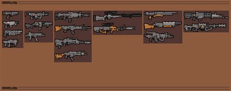 No Peace In War weapon set 1 : r/Pixelguns