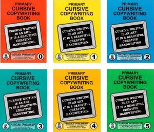 Cursive Copy Writing Books / Practice Books|Level 0 To Level 5| Set Of ...