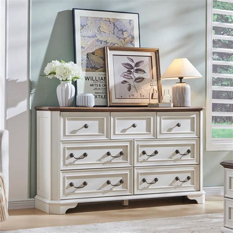Amazon.com: Jocoevol Farmhouse Dresser for Bedroom 9 Drawer Dresser ...