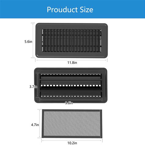 Snapklik.com : Hon&Guan Floor Vent Covers, Strong Magnetic Vent Mesh ...