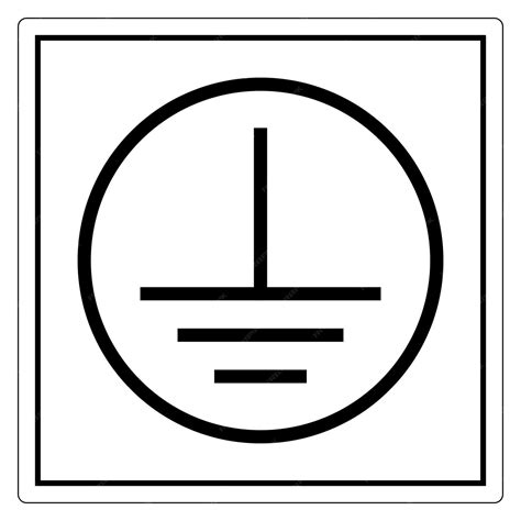 Earth Ground Sign Reflective Sign 的图像结果