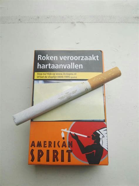 American Spirit Orange, ultra light. Super mellow, but nice! (EU forced ...