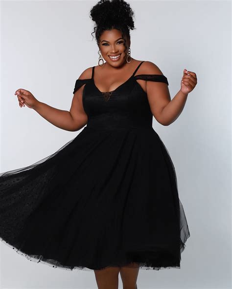 Plus Size Black Wedding Dresses