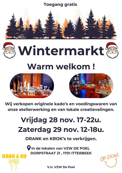 Wintermarkt, Dorpstraat 21, 1701 Dilbeek, België, 28 November 2025 ...