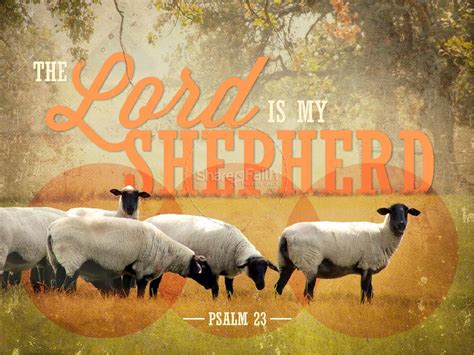 The Lord Is My Shepherd Clipart