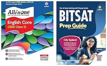 Buy Prep Guide to BITSAT 2023 & CBSE All In One English Core Class 12 ...