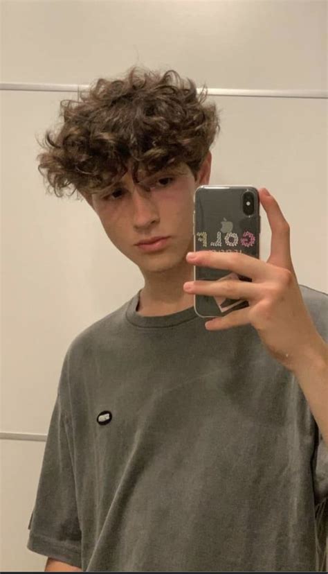 Pin by Kyawbhonehlaing on Quick Saves | Perm hair men, Messy curly hair ...