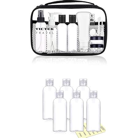 Buy Empty Plastic Travel Bottles Containers Set+100ml/3.4oz Empty Small ...
