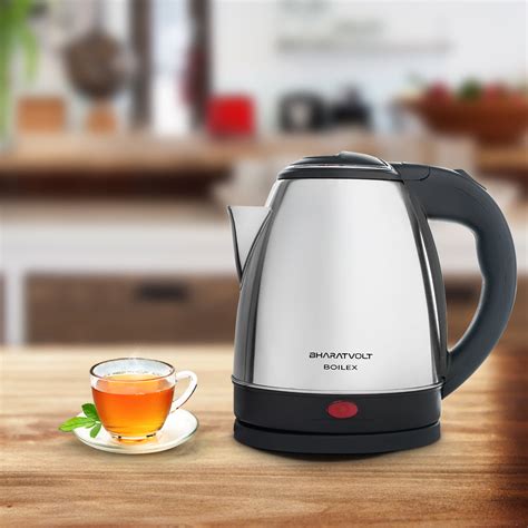 Best Boilex Electric Kettle| Bharatvolt | Stainless Steel Body| 1350 ...
