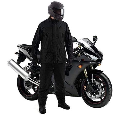 Buy Bike Rain Suit for Men Waterproof Raincoat with Hood Rain Coat For ...