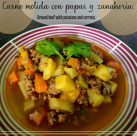 Carne Molida Con Papas Receta