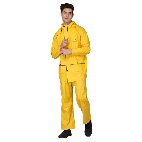 THE CLOWNFISH Roberto Series PVC Rain Coat for Men Waterproof for Bike ...